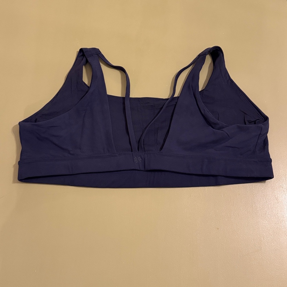 Athleta Navy Blue Sports Bra - Picture 2 of 4